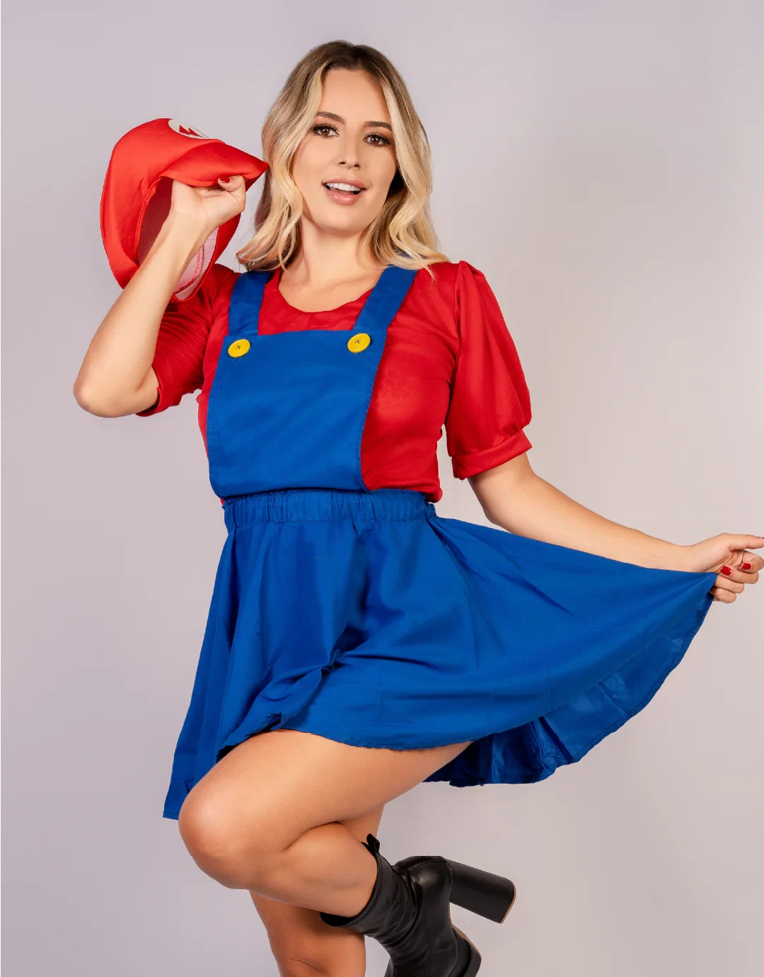 DISFRAZ MARIO BROS MUJER DG-8016-A