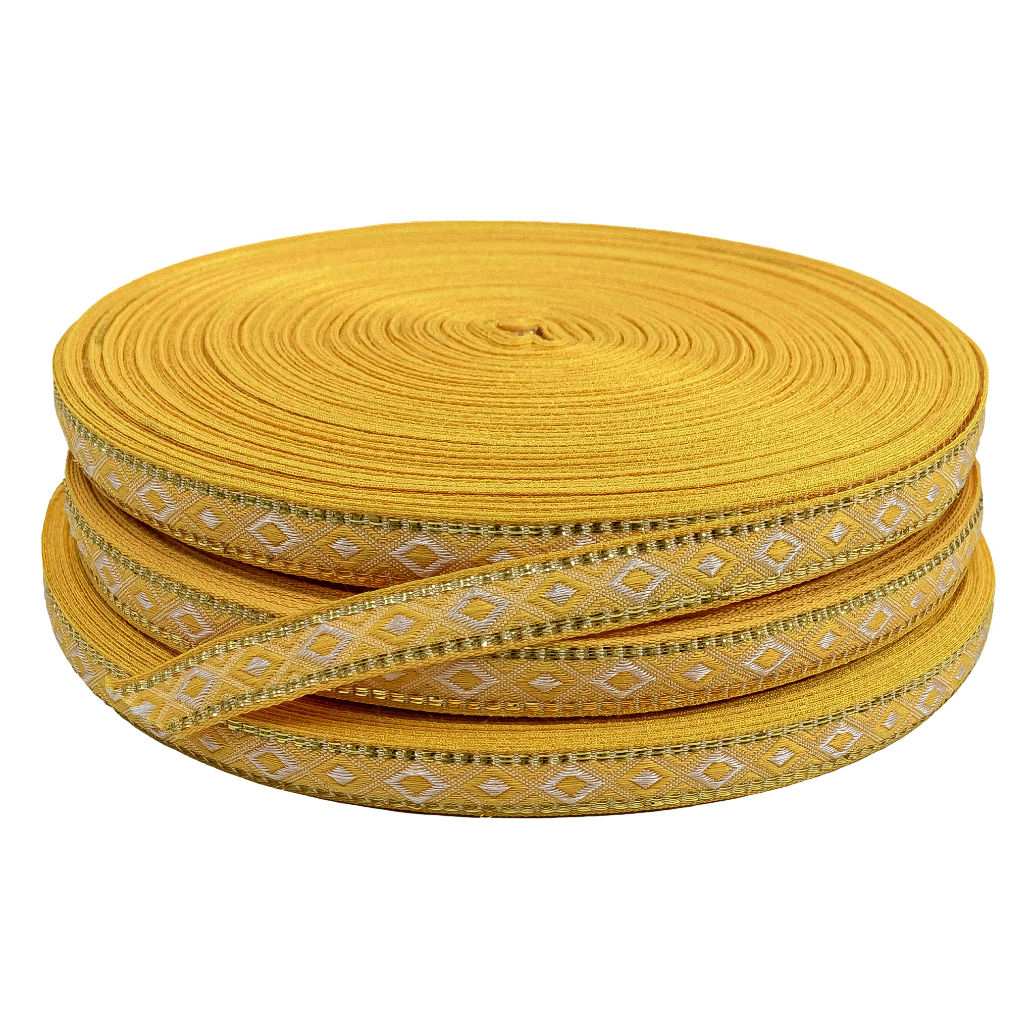 GALON ROMBO LUREX 5973 (1.0 CM) X 50 MTS.