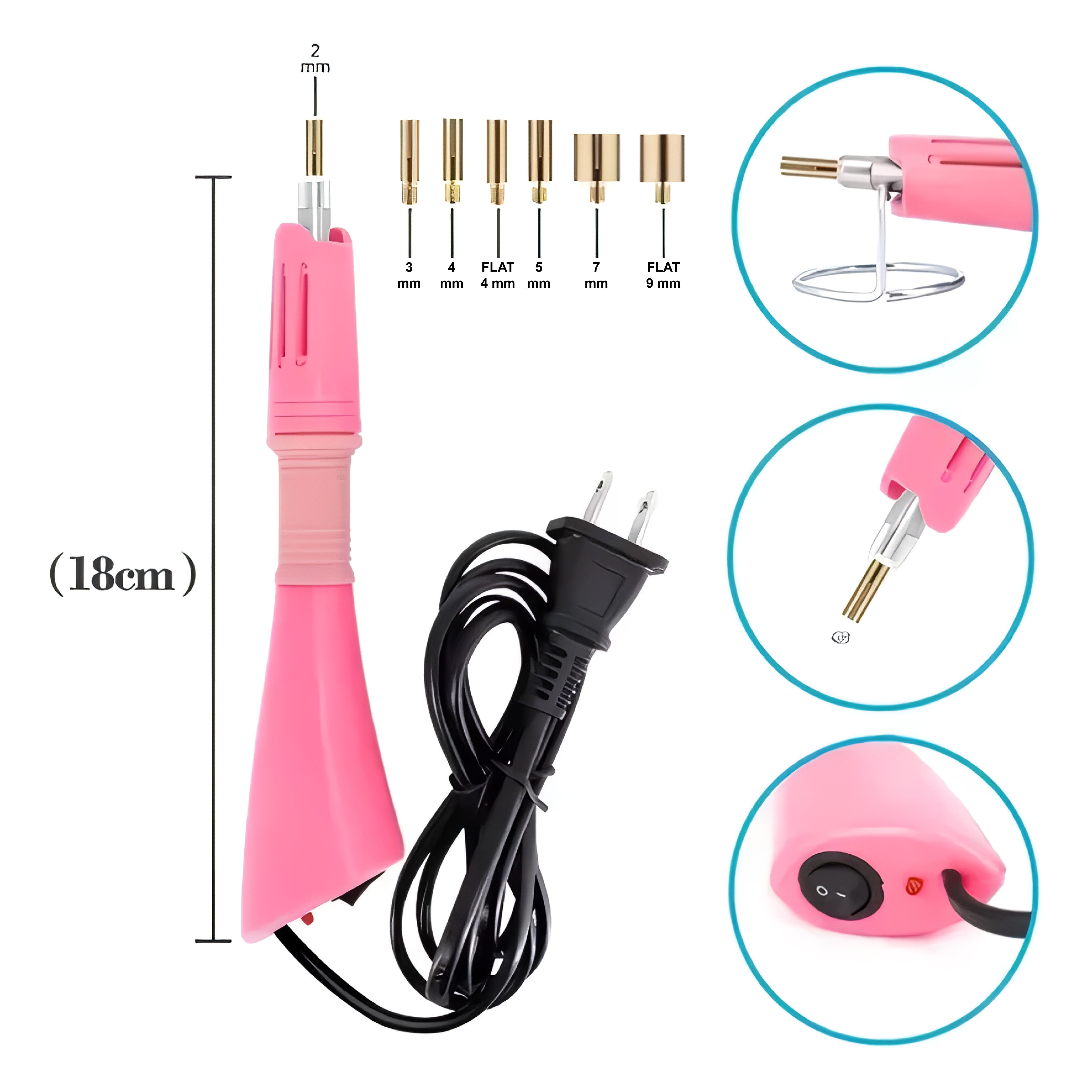 CAUTÍN C-28 PARA APLICAR PIEDRA TERMOADHESIVA.