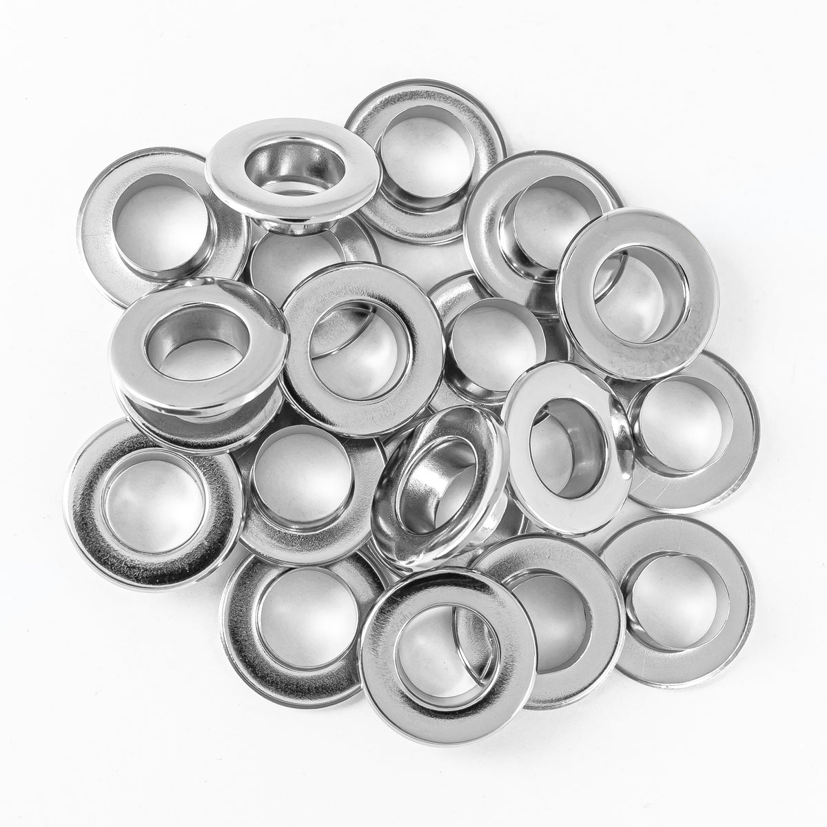 OJALETE PLANO LATON BASE ACERO 615 (15MM) X 1000 UNDS.
