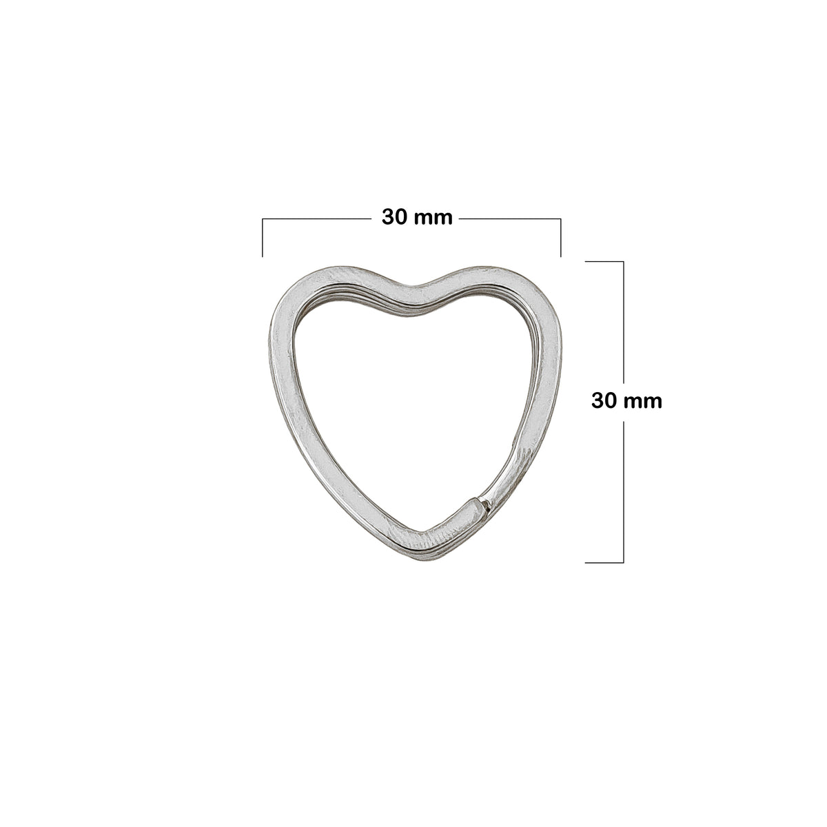 ARGOLLA LLAVERO CORAZON 3056F-1 X 100 UNDS.