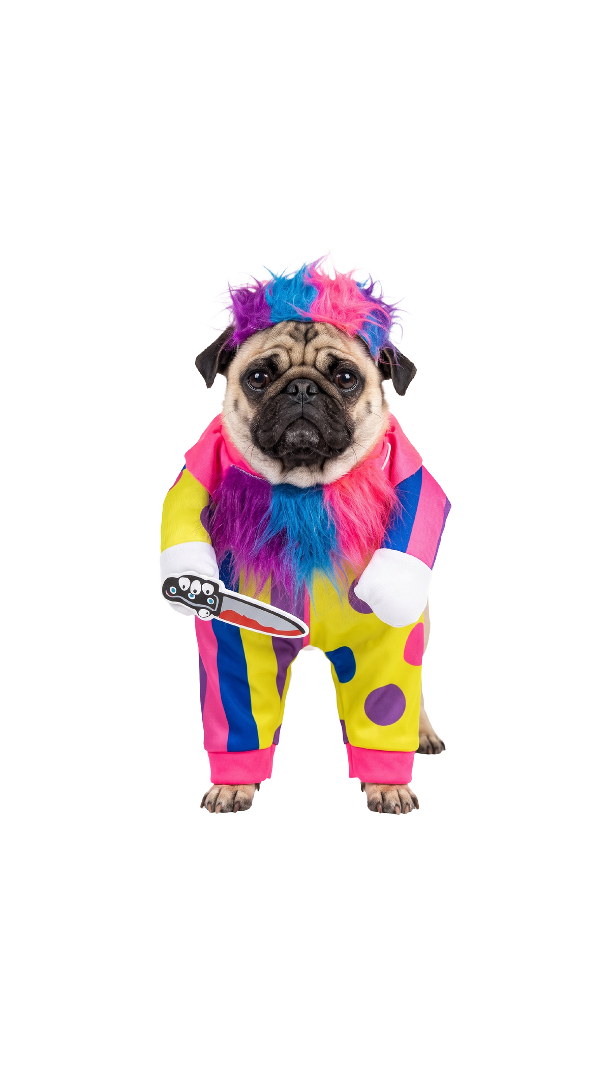 DISFRAZ DE PAYASO PARA PERROS