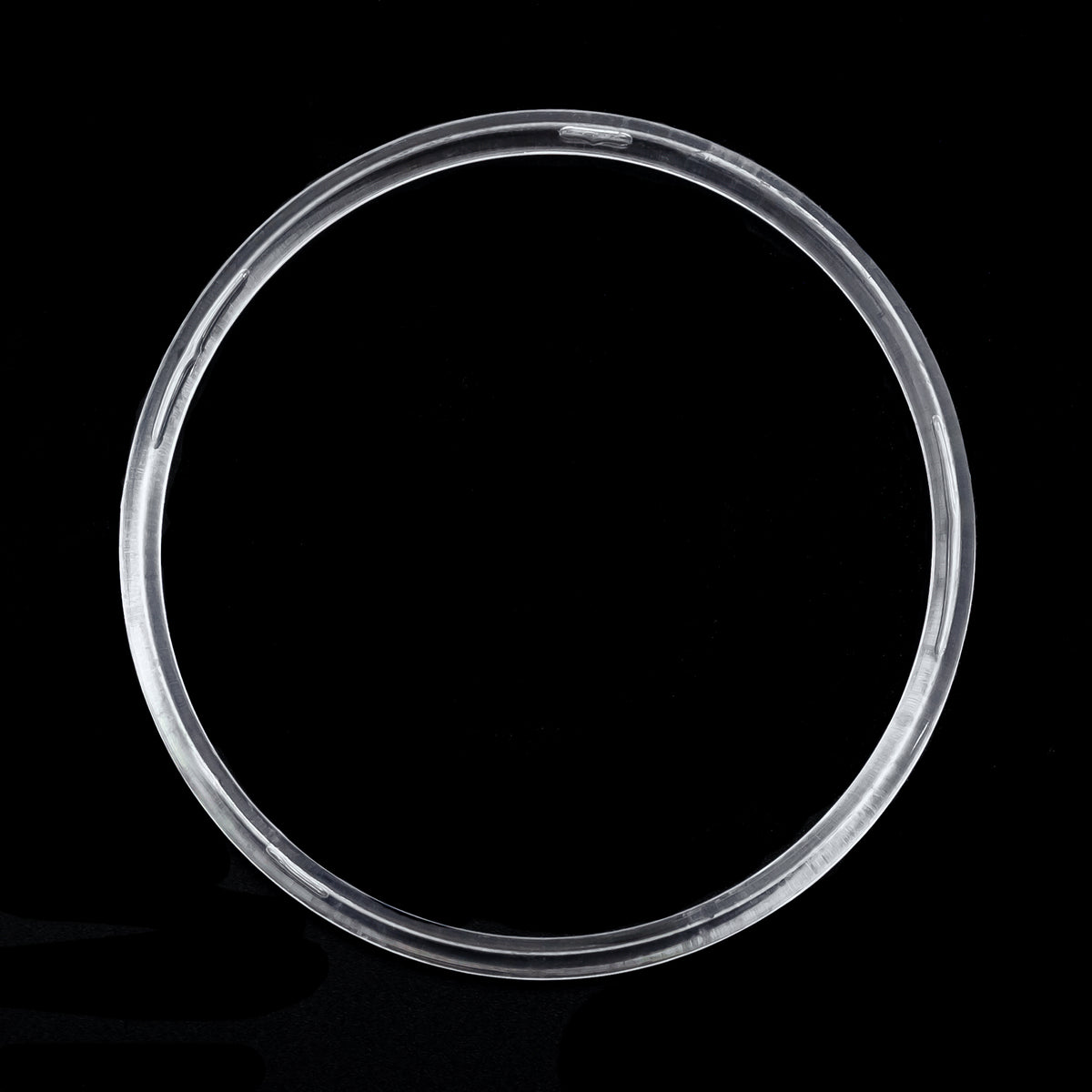ARGOLLA ACRILICO TRANSPARENTE AA-12 (12.5 CM) X 25 UNDS.