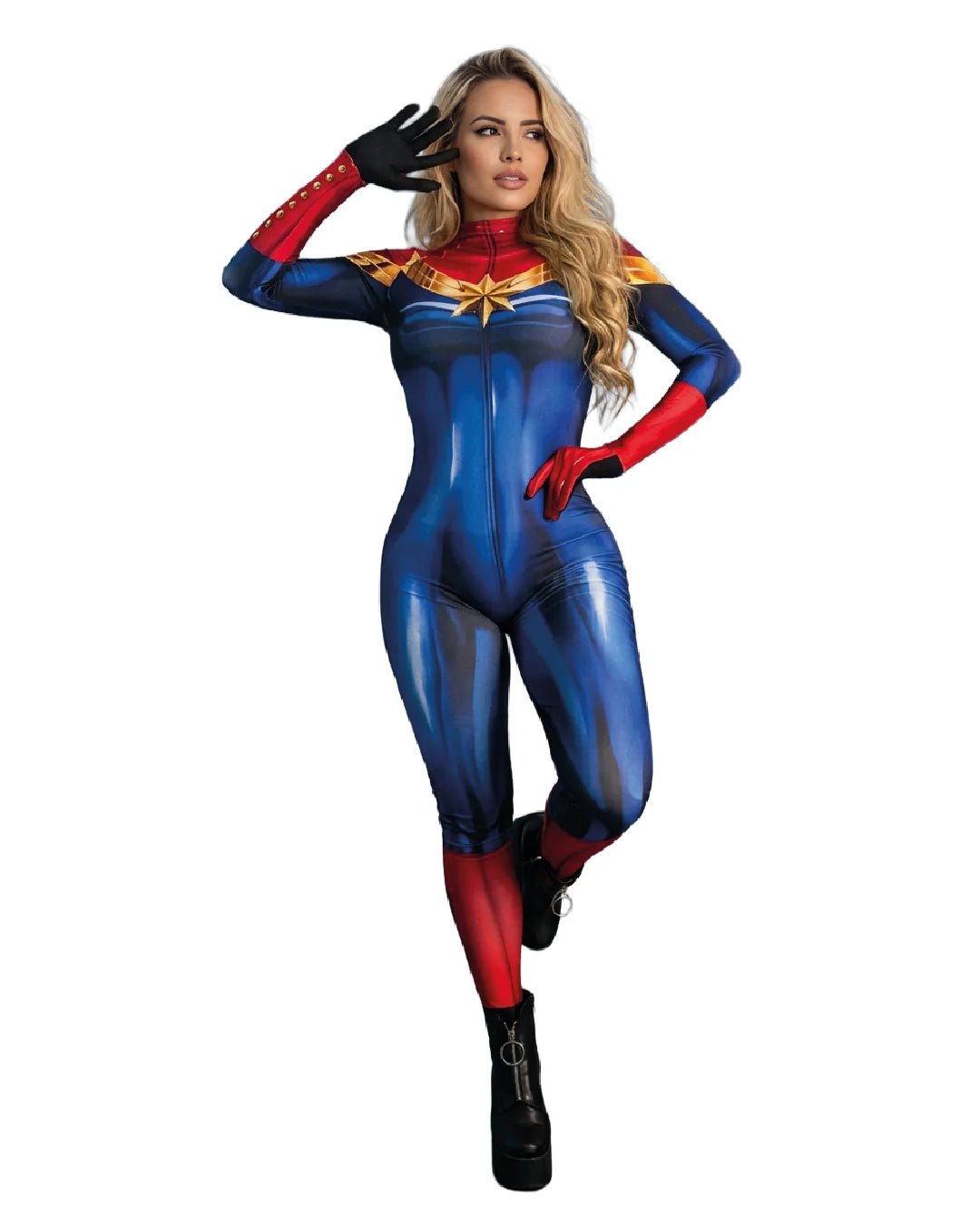 DISFRAZ CAPITANA MARVEL AMA-5120-A