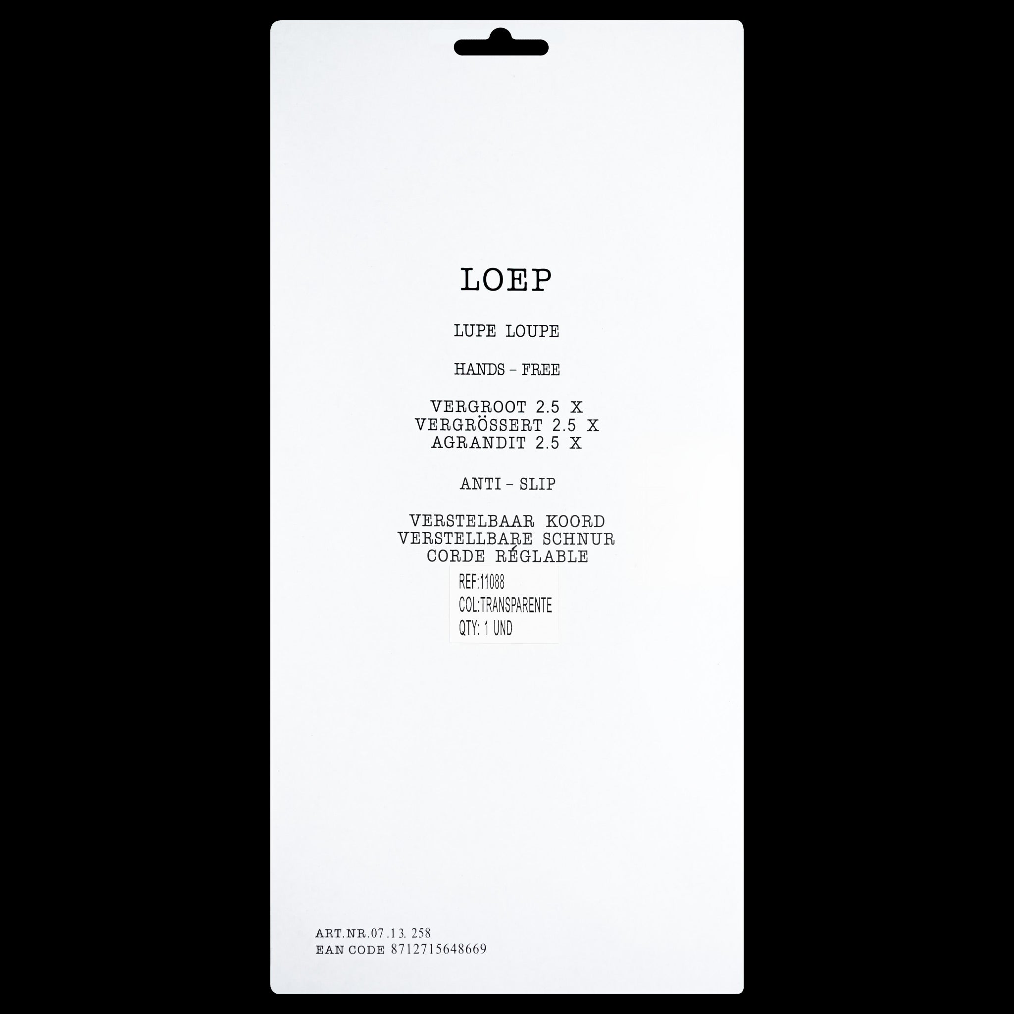 LUPA TRANSPARENTE 11088.