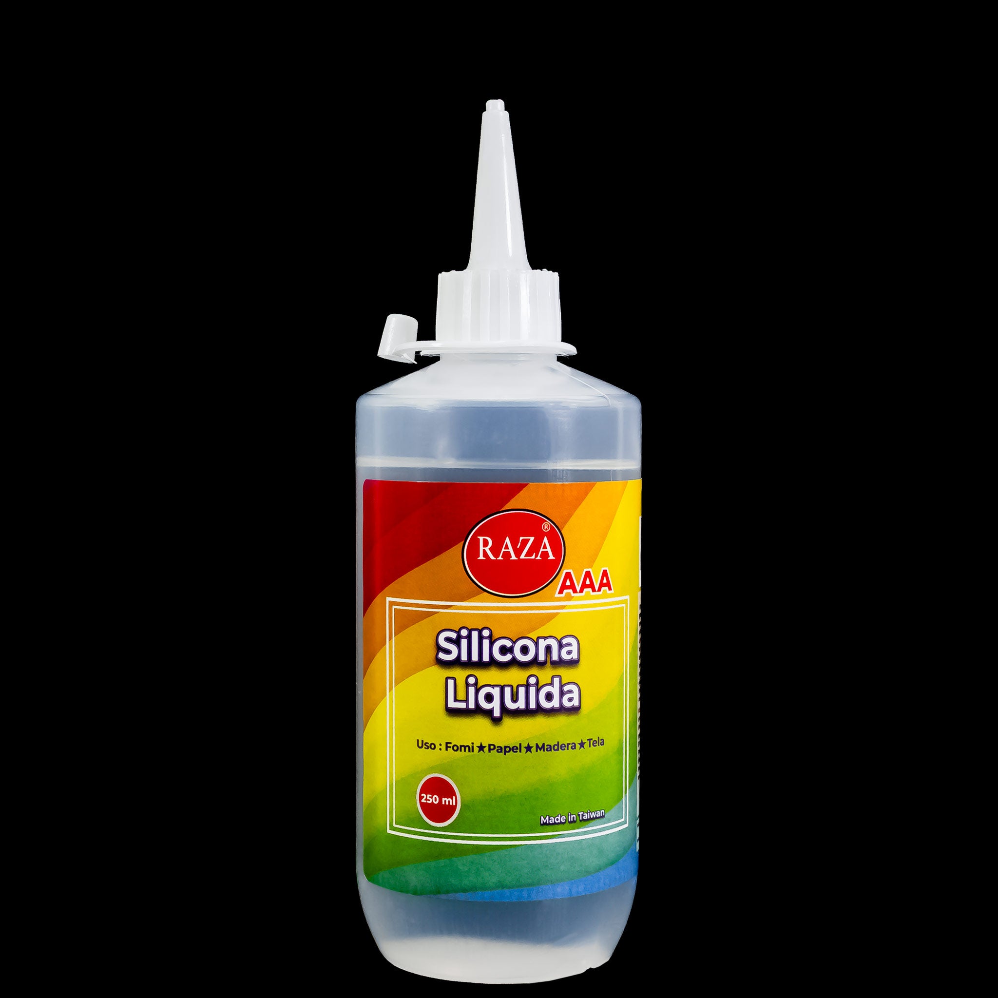SILICONA LIQUIDA TRANSPARENTE SLT-250(250ML) X 12 UNIDADES.
