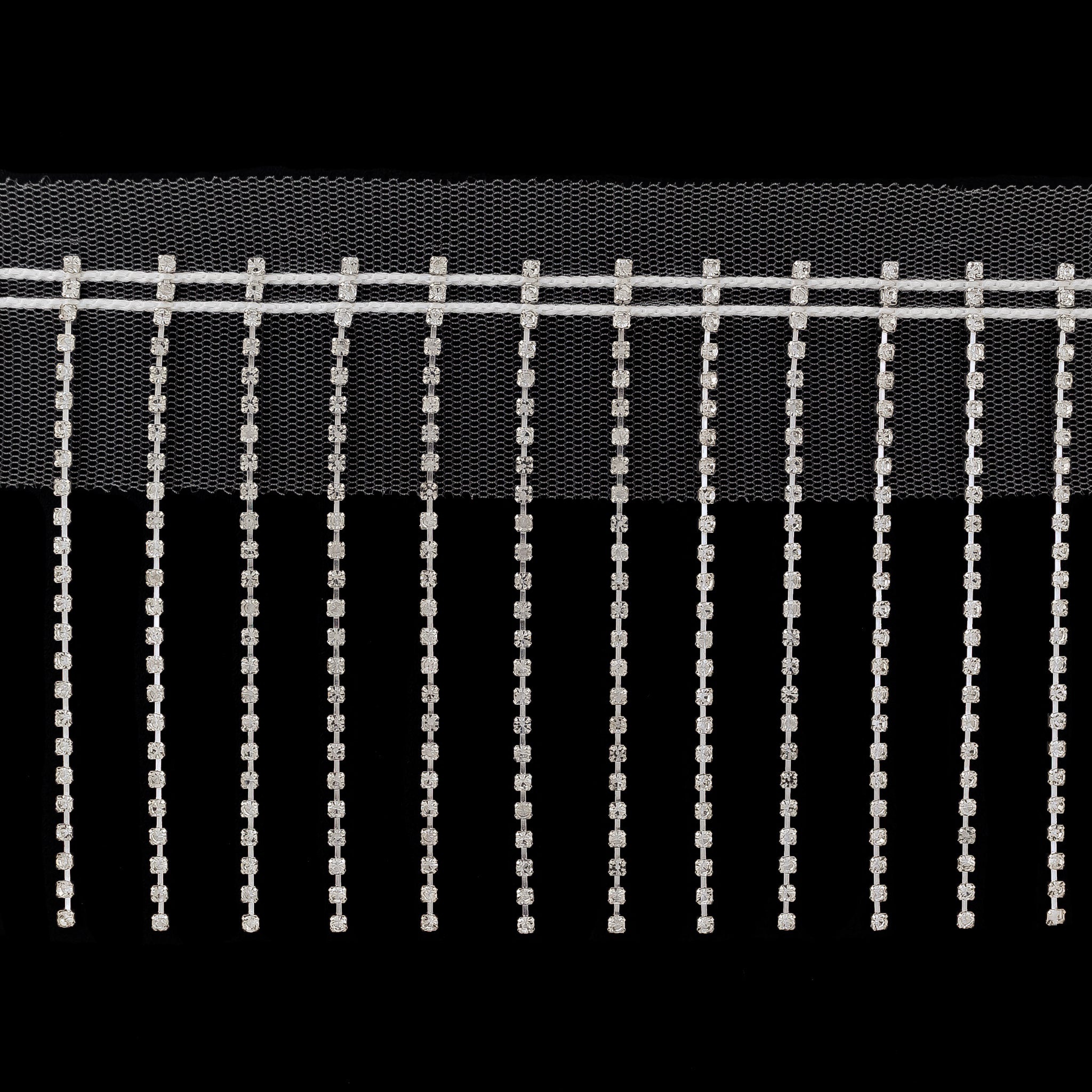 STRASS TULL CORTINA LATON STN-9 (6 CM) X 20 YDS.