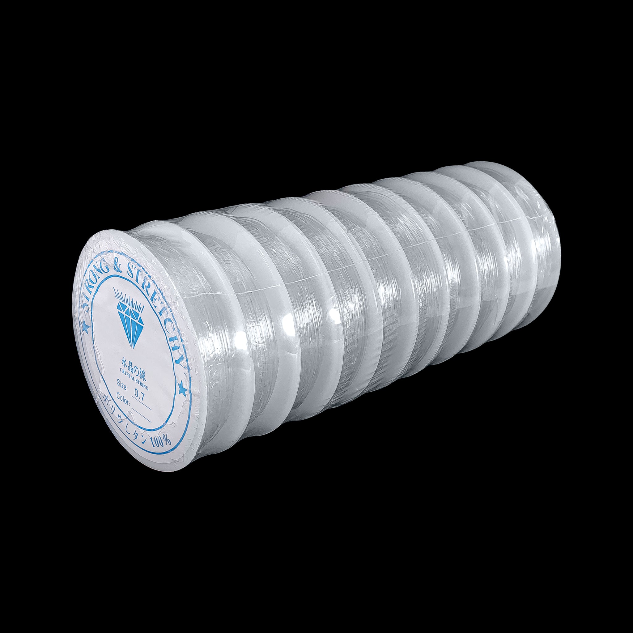 NYLON ELASTICO 0.7 MM 20 MTS X 10 UNDS.