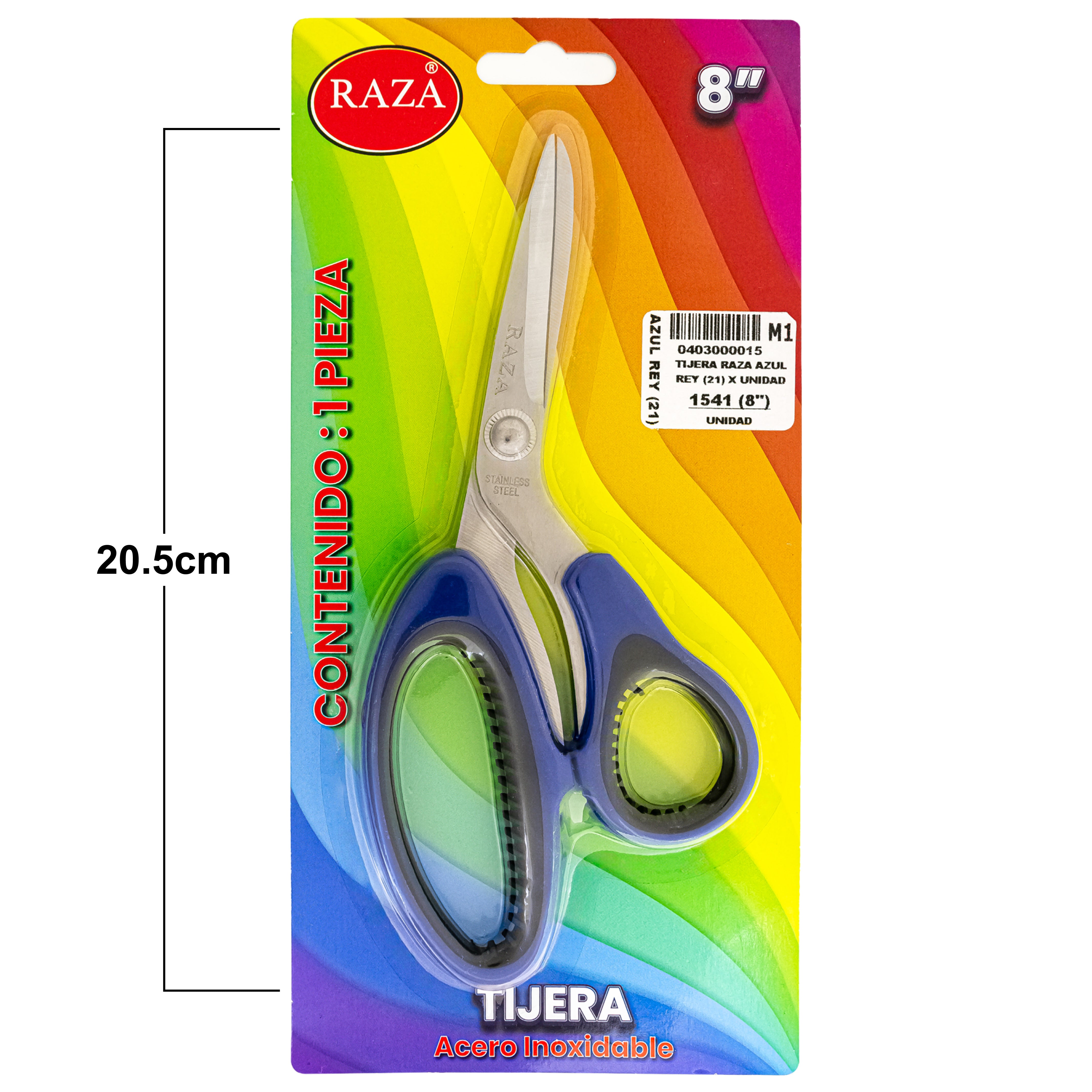 TIJERA RAZA 1541(8") X UNIDAD.