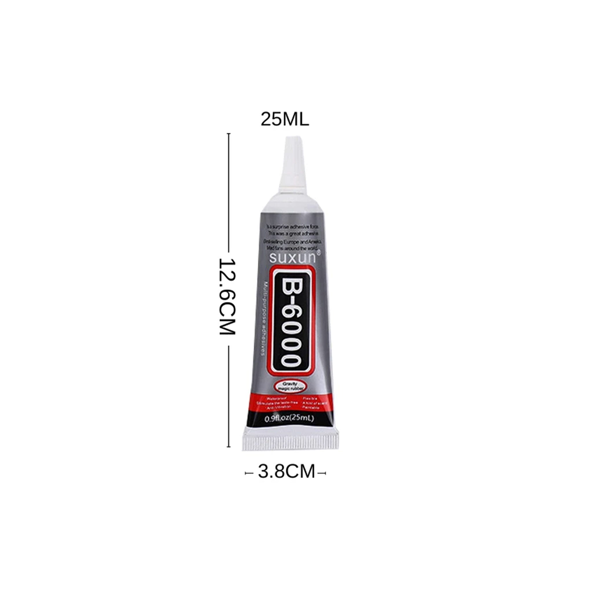 PEGA B-6000(25ML) EMPAQUE DE ALUMINIO CAJA X 24 UNIDADES.