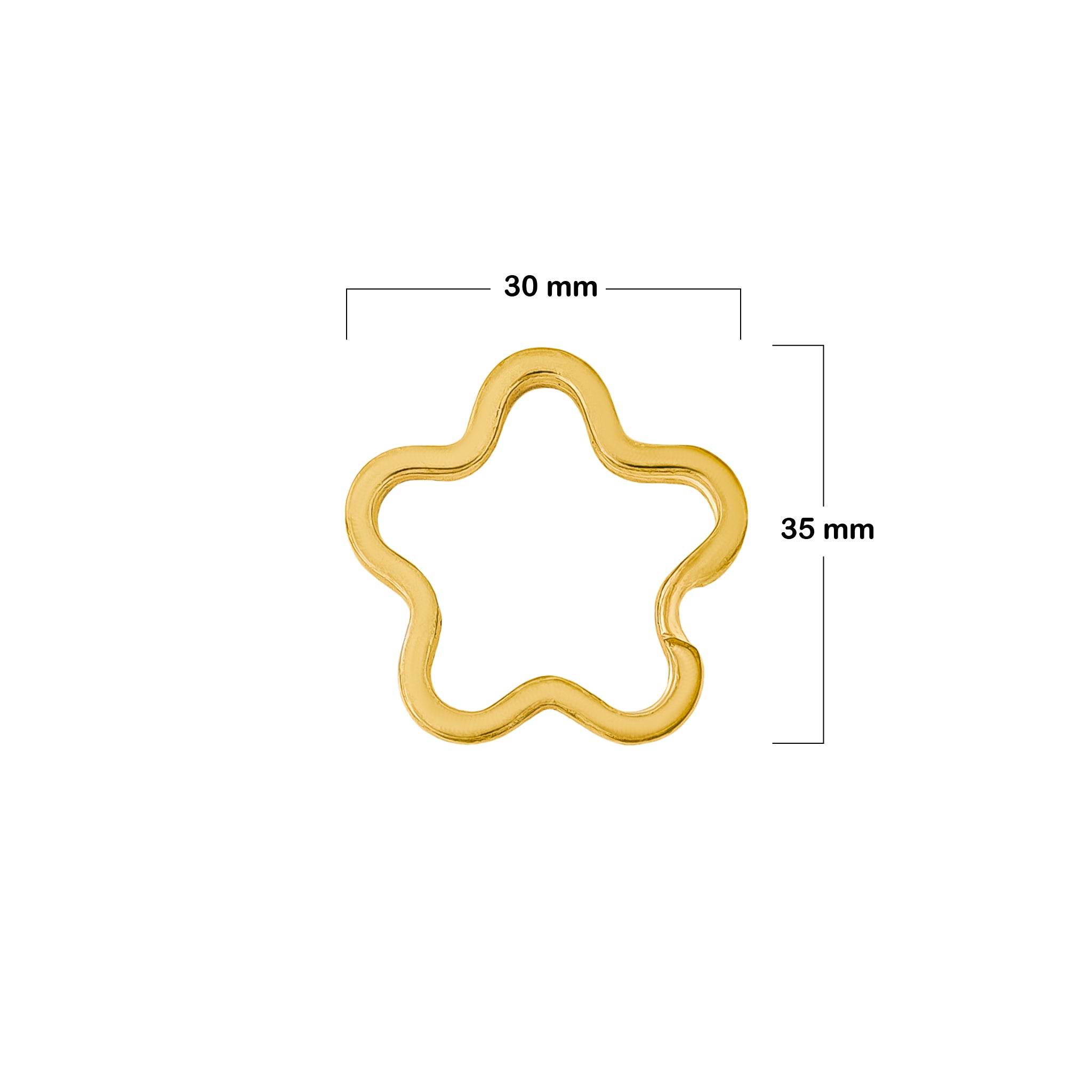 ARGOLLA LLAVERO FLOR 3056F-2 X 100 UNDS.