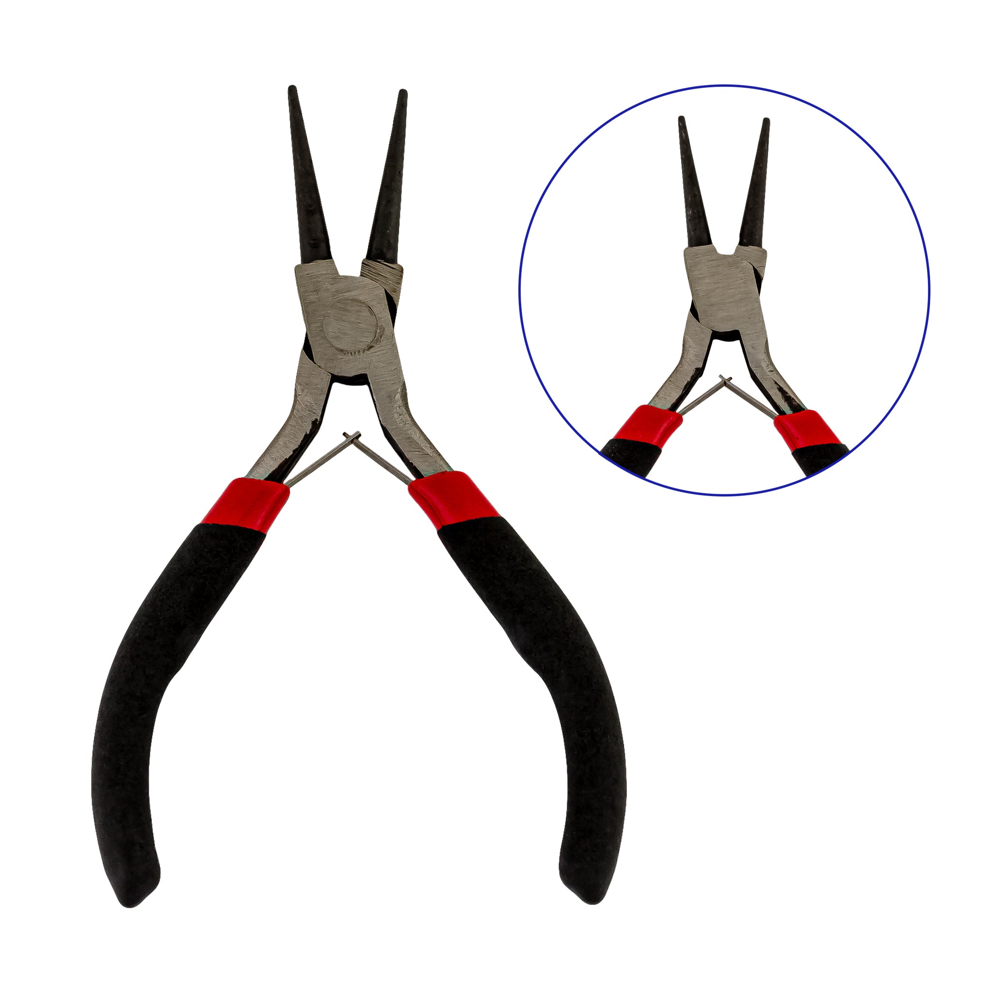 PINZA PUNTA REDONDA 7917 PARA MANUALIDADES X 12 UNDS.
