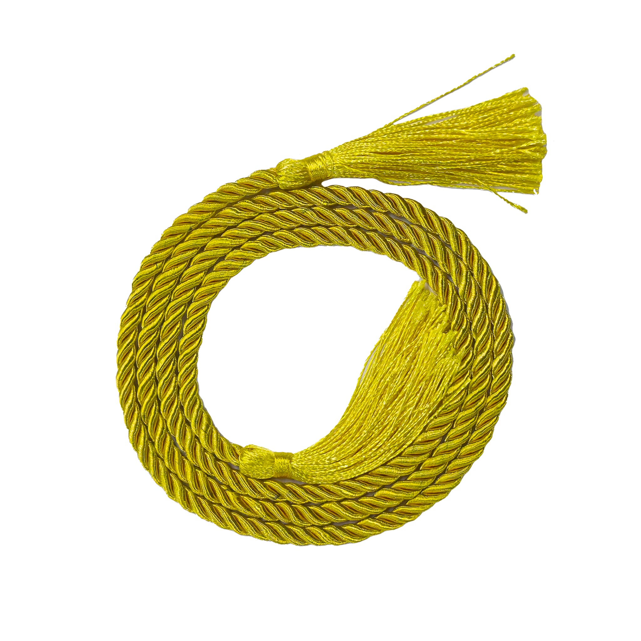 BORLA CON CORDON TRENZADO CBL-100 (1 MT * 5 MM) X 100 UNDS.