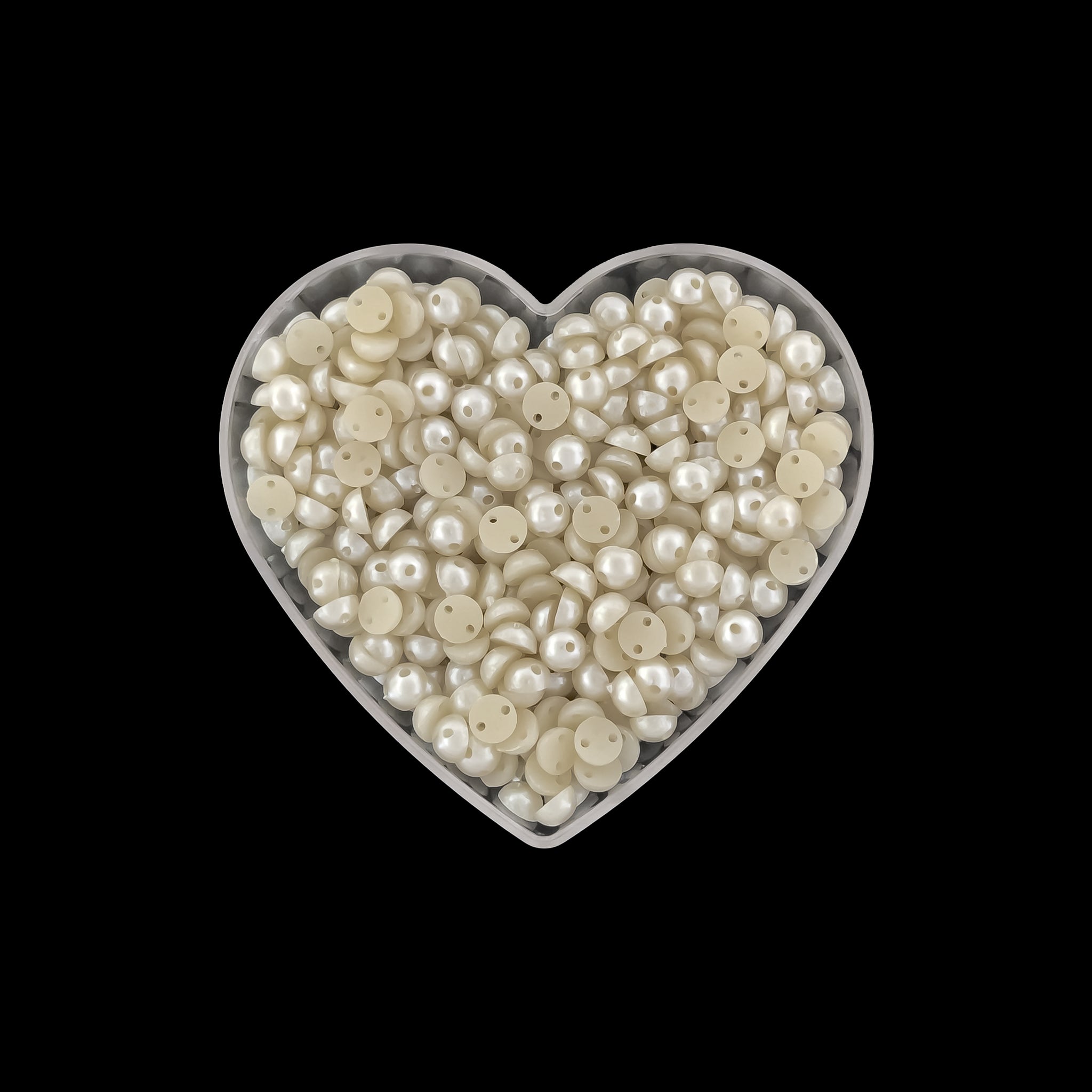 MEDIA PERLA DOS HUECOS MP-1 (6 MM) X LIBRA.