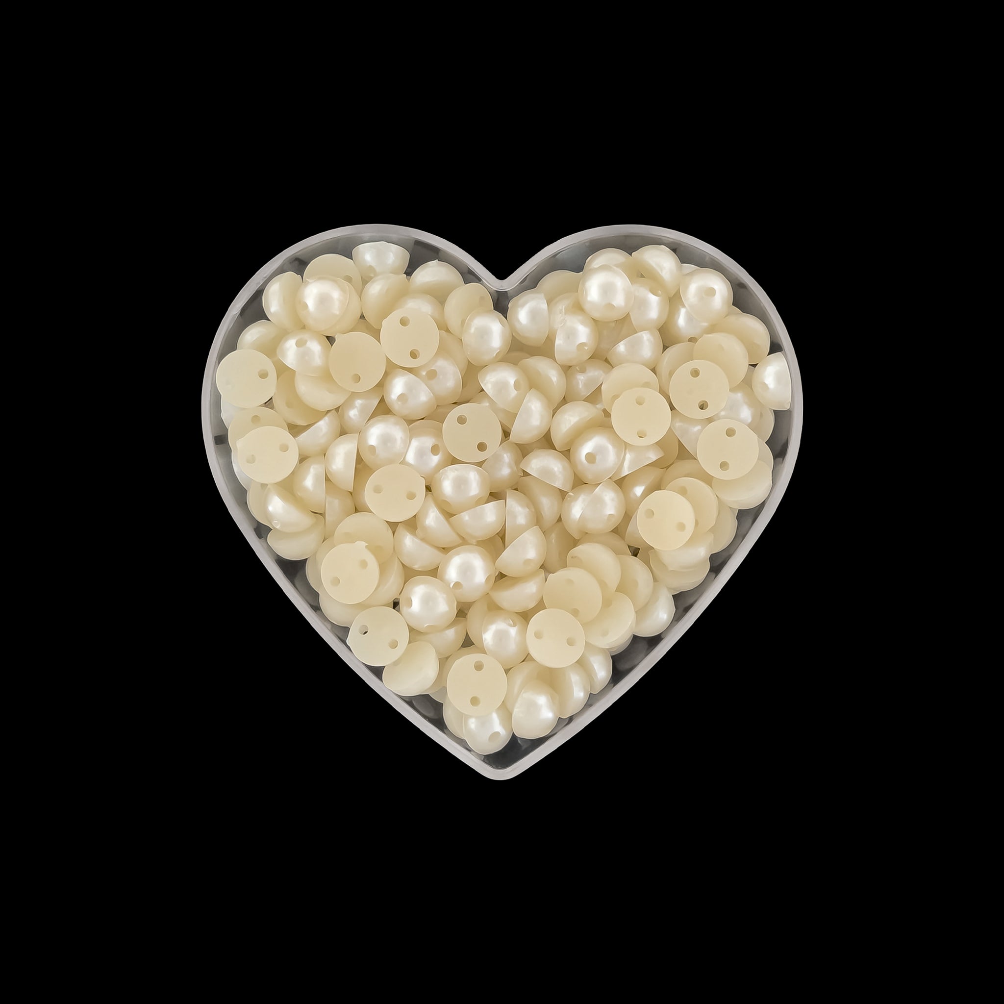 MEDIA PERLA DOS HUECOS MP-1 (8 MM) X LIBRA.