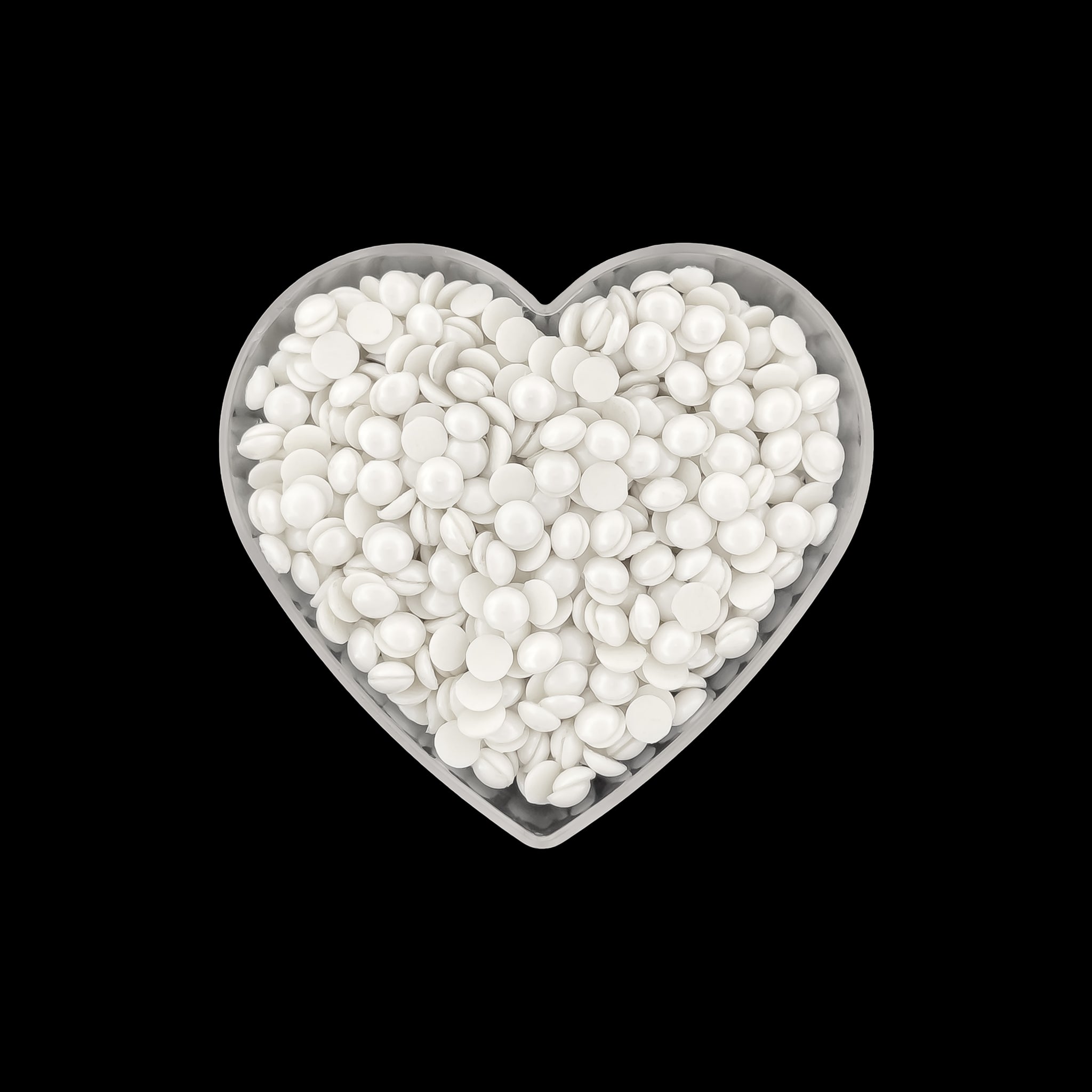 MEDIA PERLA ADHESIVA 843 (6 MM) APROX 5.000 UNDS.