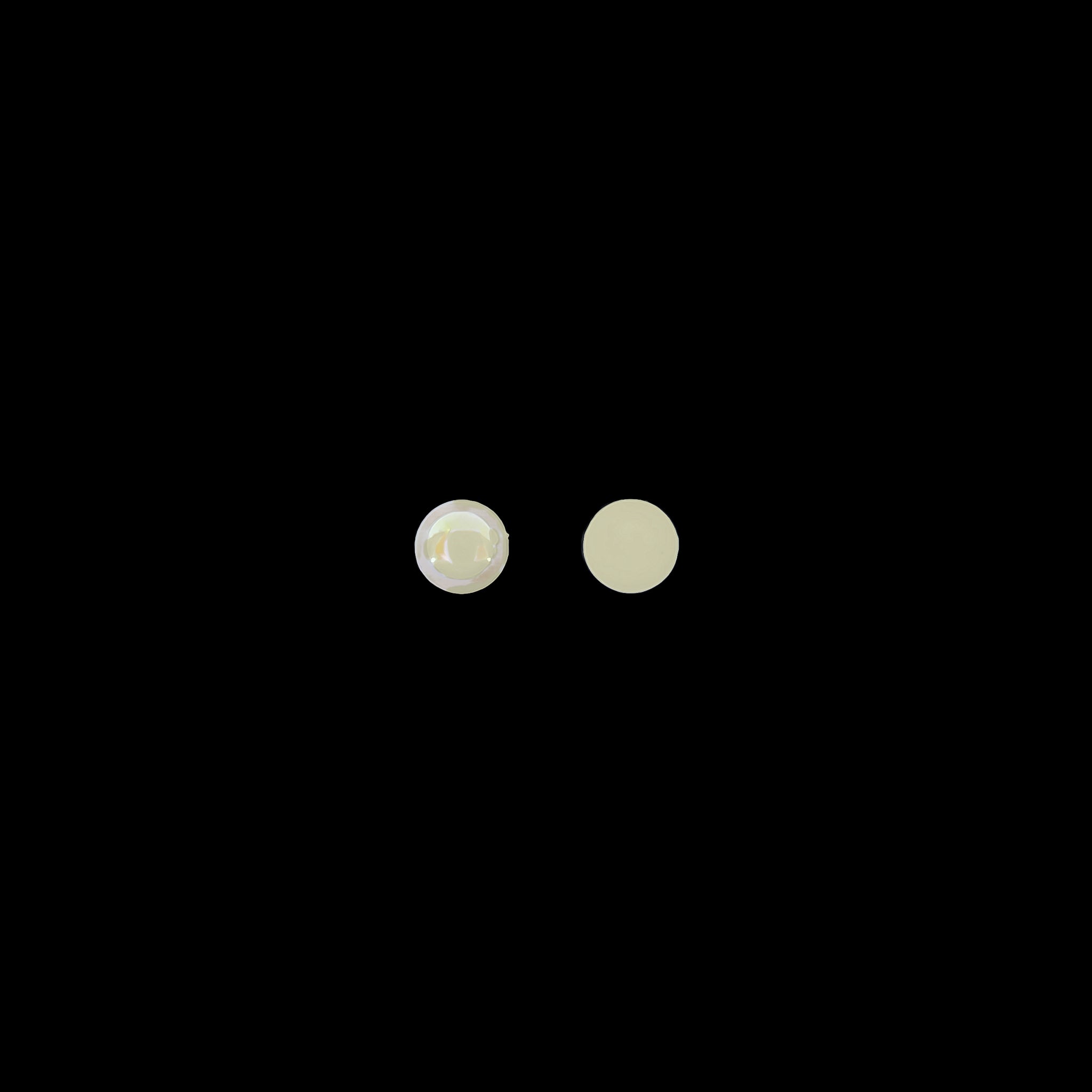 MEDIA PERLA PLÁSTICA SIN HUECO 5744 (8 MM) X LIBRA.