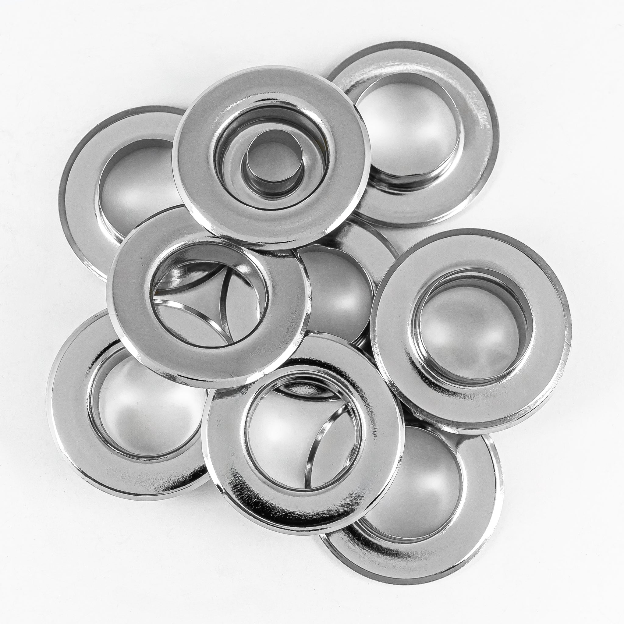 OJALETE PLANO LATON BASE ACERO 622 (22 MM) X 500 UNDS.