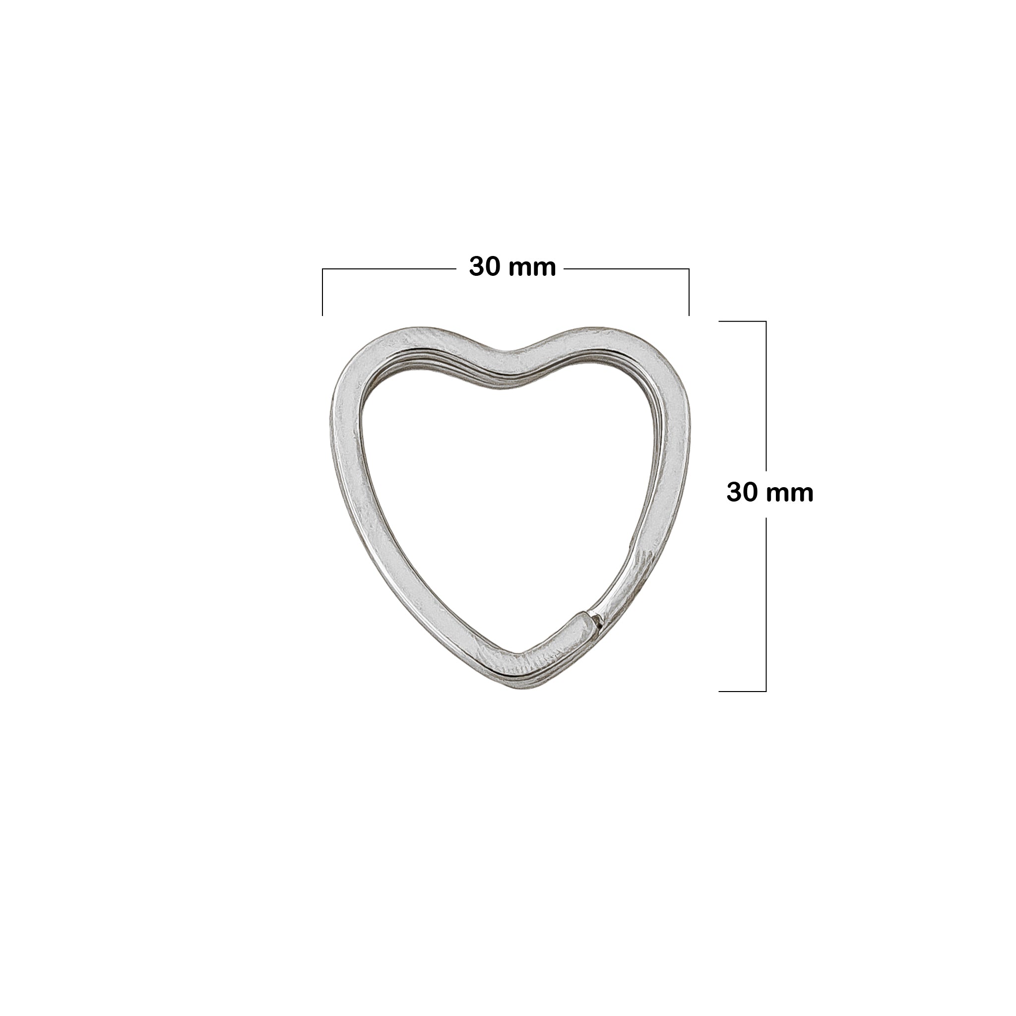 ARGOLLA LLAVERO CORAZON 3056F-1 X 100 UNDS.