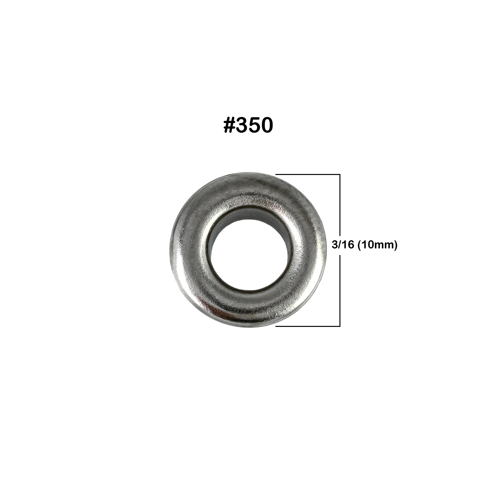 OJALETE LATON BASE ACERO 350(3/16) X 5000 UNDS.