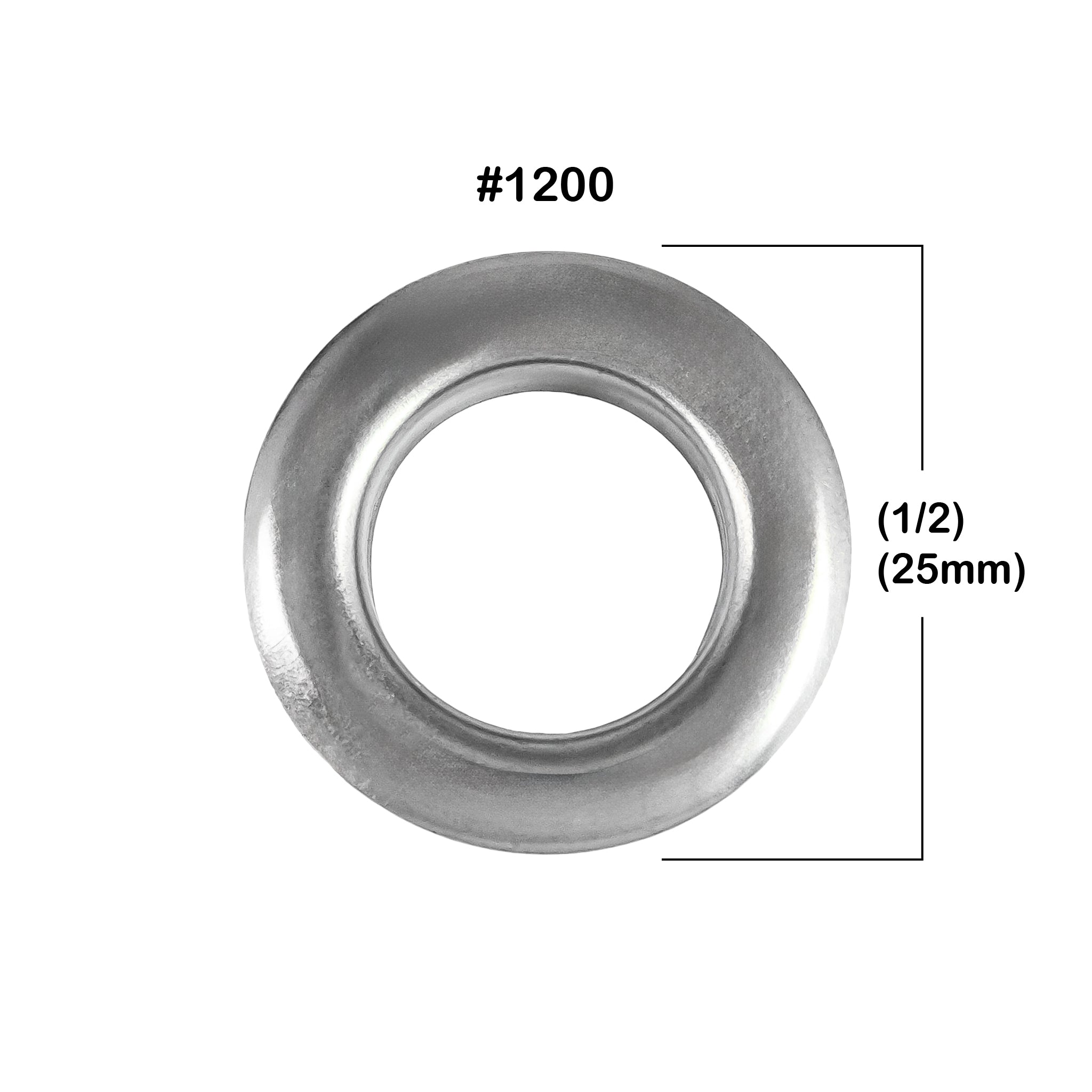 OJALETE LATON BASE ACERO 1200(1/2) X 1000 UNDS.