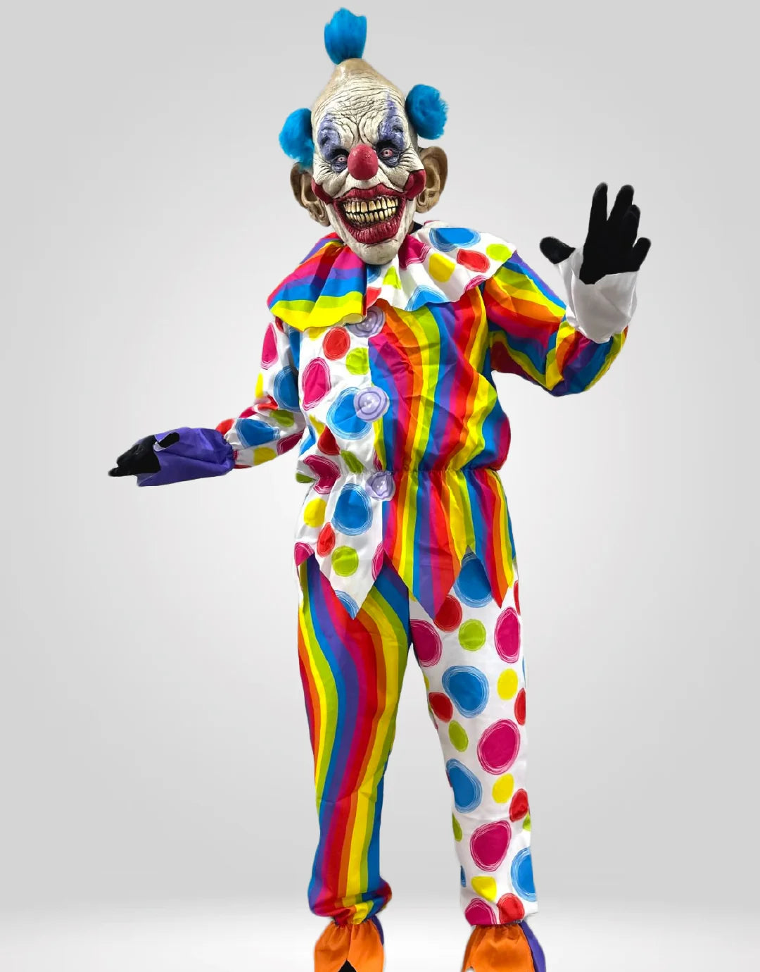 DISFRAZ PAYASO COLORIDO AMA-5036-A