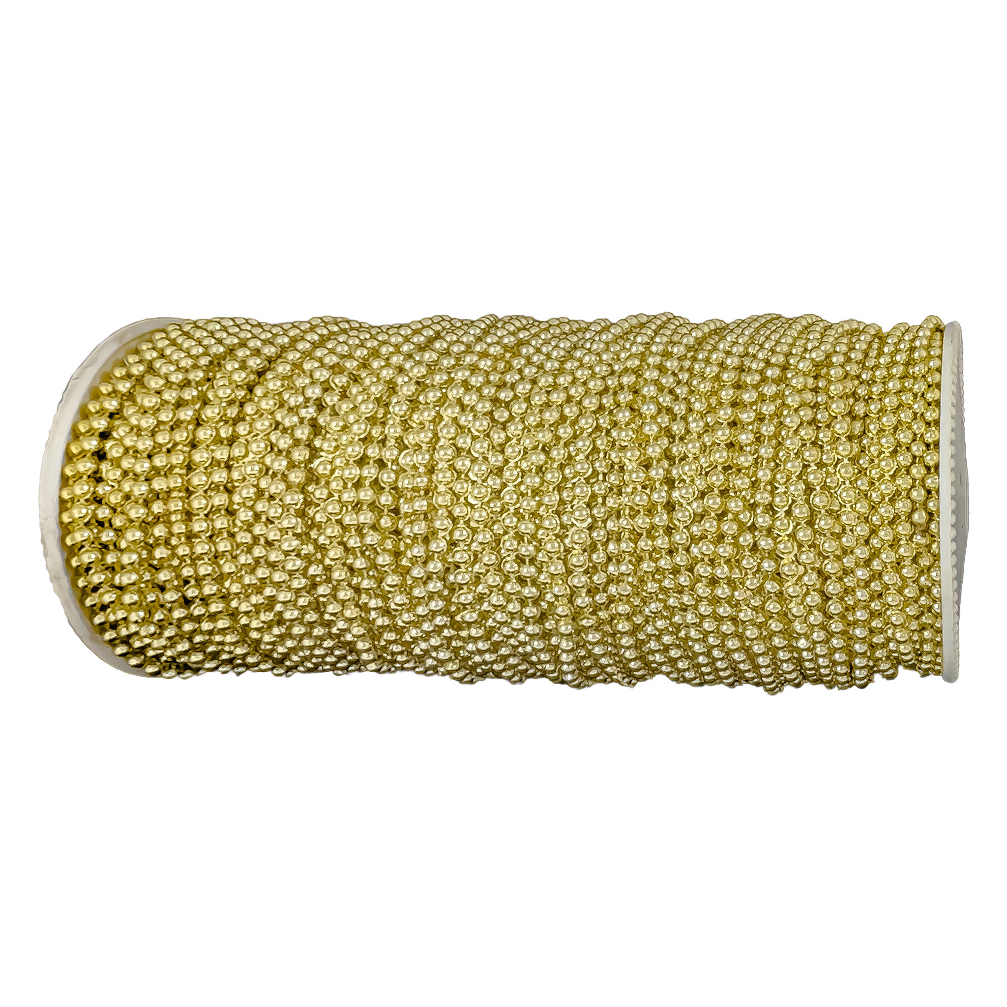 PERLA PLÁSTICA CONTINUA 5695 (4 MM) X 100 YDS.