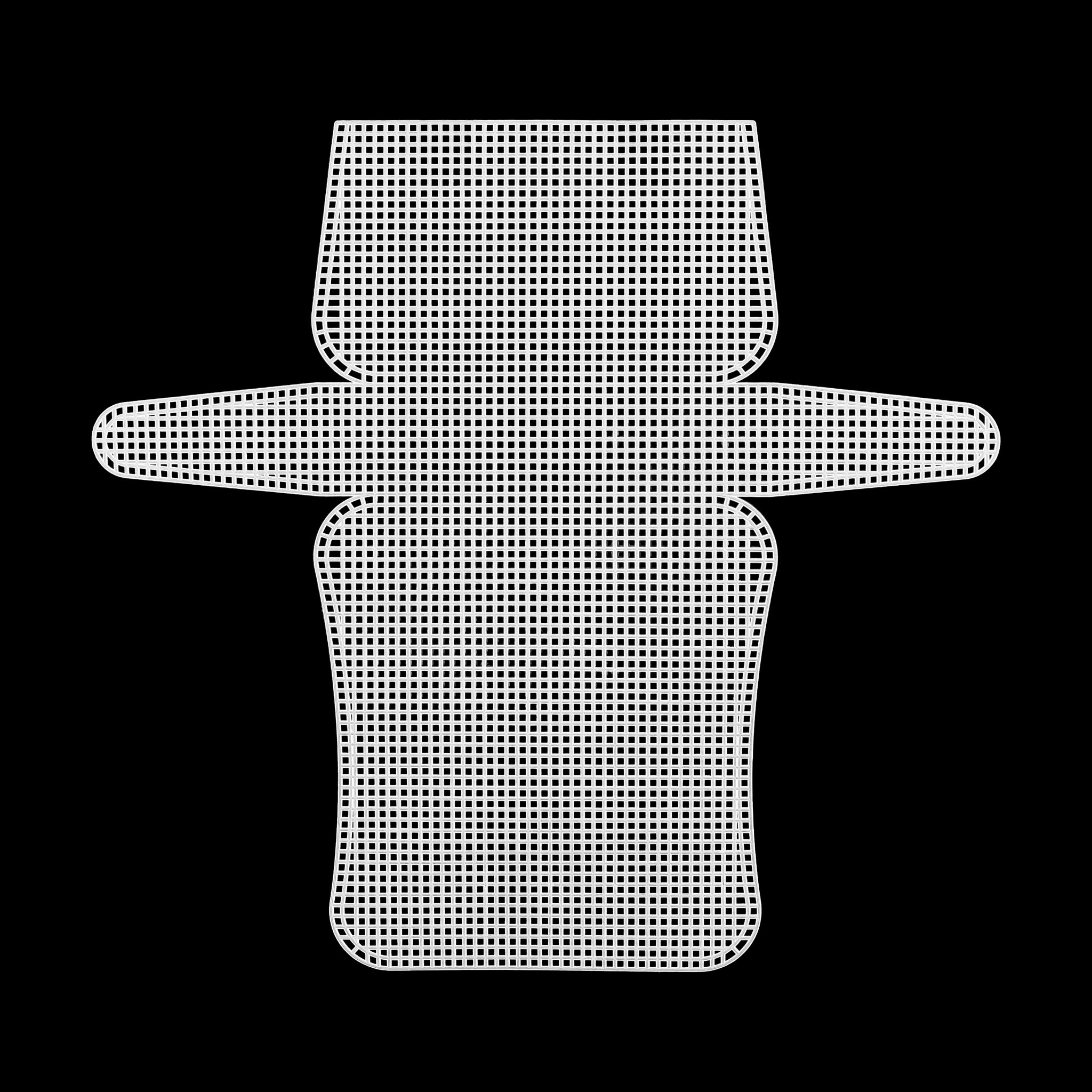 REJILLA PLASTICA PARA BOLSO S (35.5X33.5) X 50 UNDS.