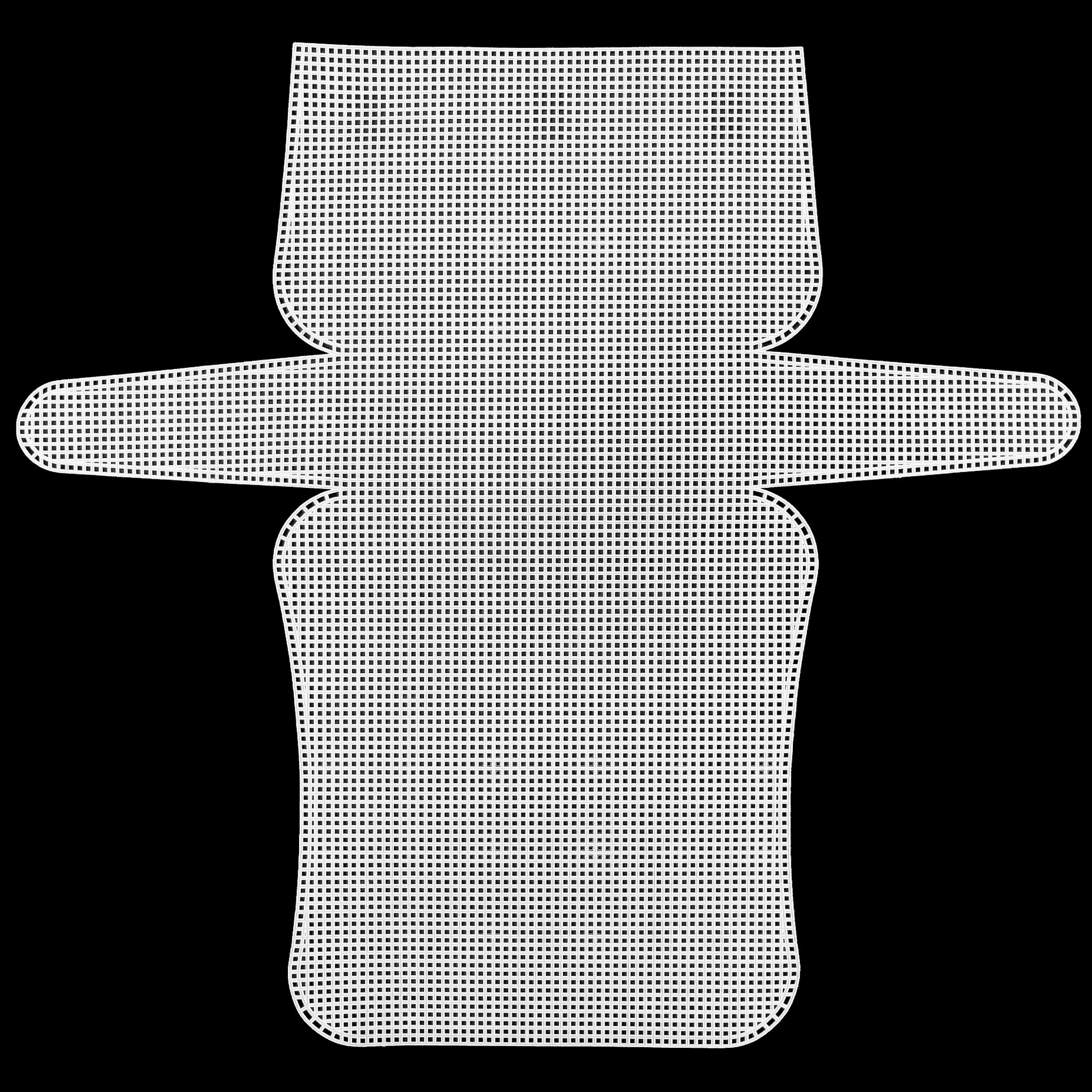REJILLA PLASTICA PARA BOLSO L (53.5X50) X 25 UNDS.