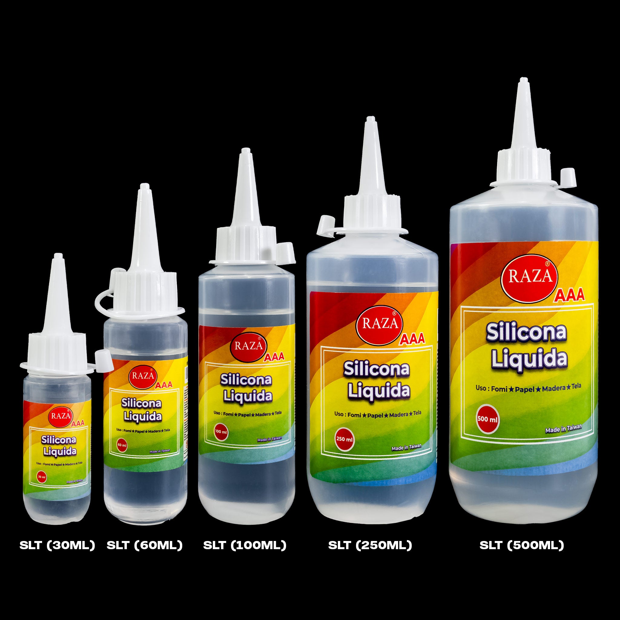 SILICONA LIQUIDA TRANSPARENTE SLT-100(100ML) X 12 UNIDADES.