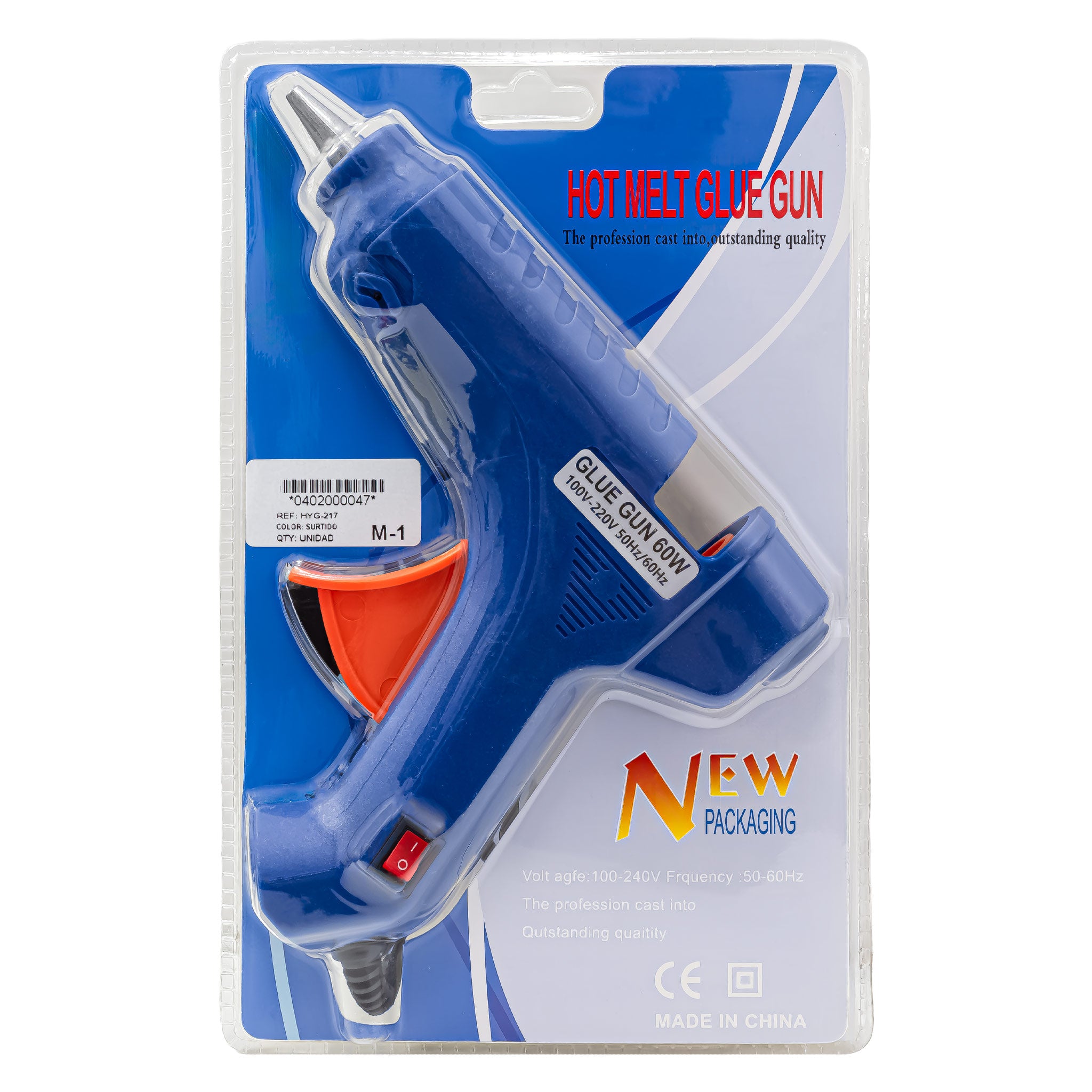 PISTOLA PARA SILICONA HYG-217 (UNIDAD).