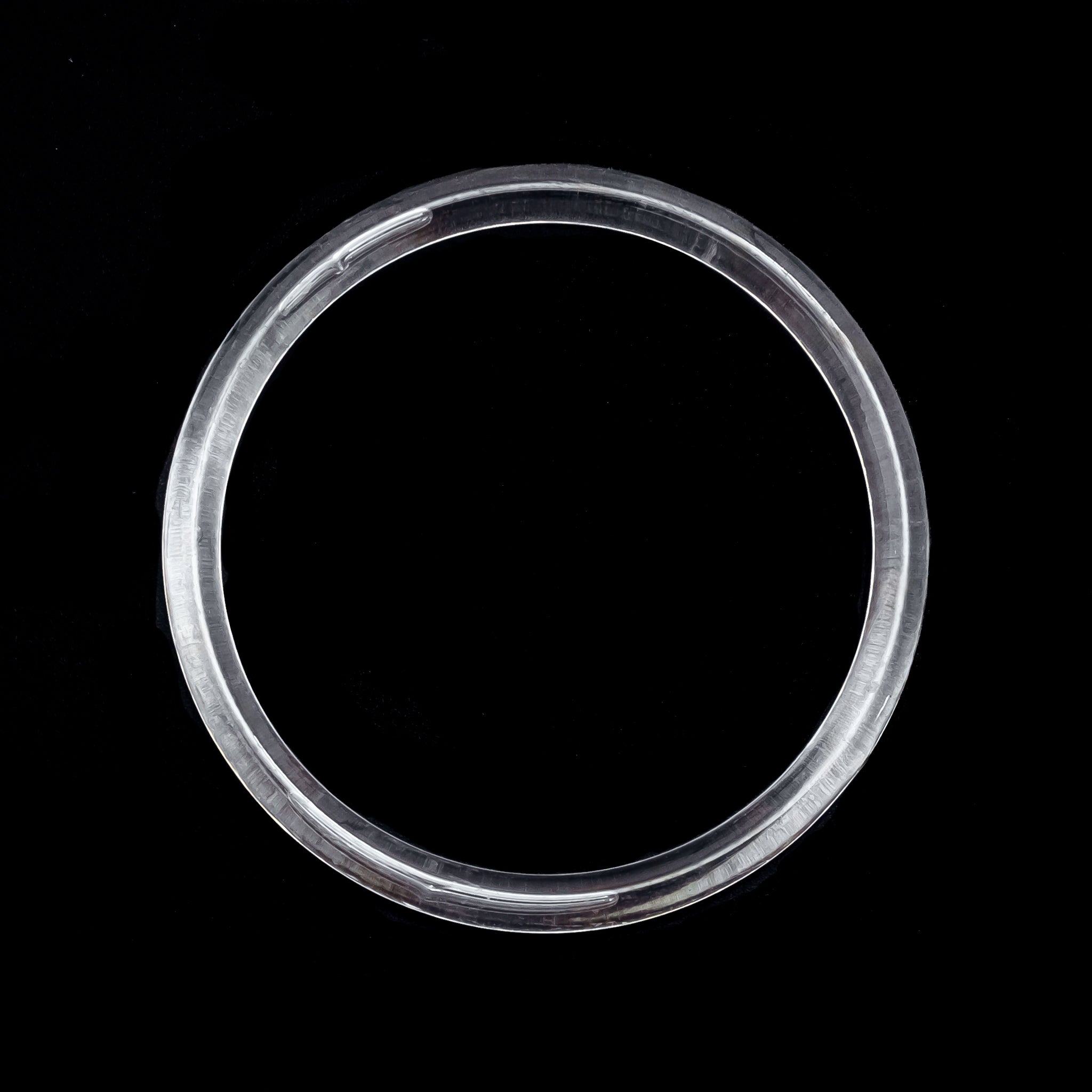 ARGOLLA ACRILICO TRANSPARENTE AA-10 (10 CM) X 25 UNDS.