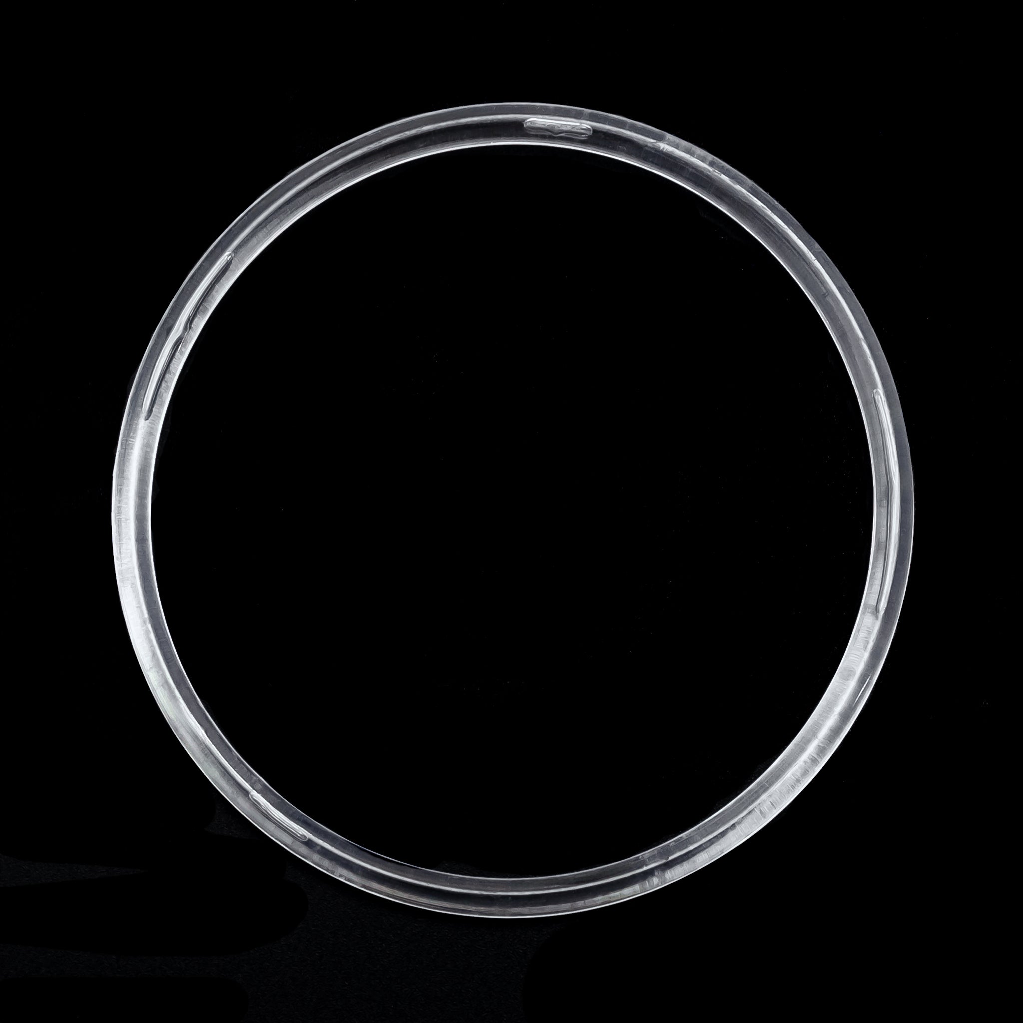 ARGOLLA ACRILICO TRANSPARENTE AA-12 (12.5 CM) X 25 UNDS.